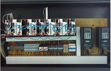 product-367-233 Electrical cabinet with servo drives on the six sided drilling machine